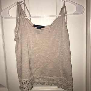 Tanktop with tie straps